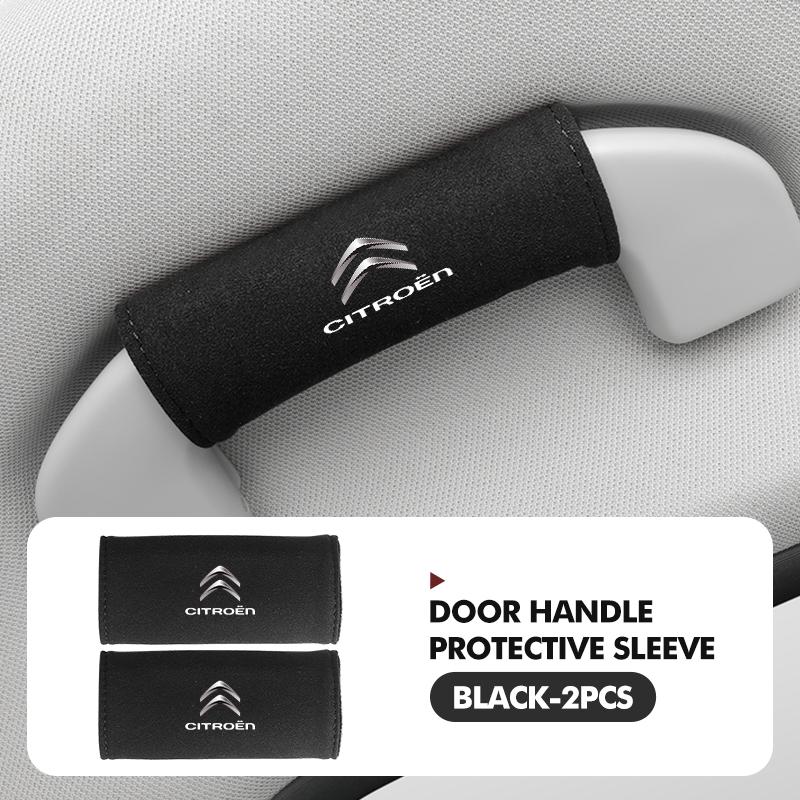 2 Stück Auto Dach Armlehne Griff Wildleder Handschuhe Schutz Zubehör Für Citroen C4 C3 C5 C1 C2 C6 VTS C4L DS3 DS4 DS5 Grand Berlingo