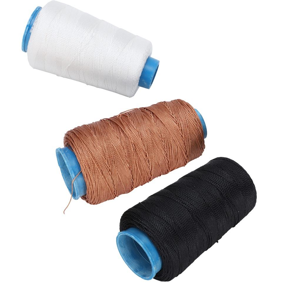 3Pcs 3000 Yards Bonded Nylon Thread Polyester High Strength Thread  For Sewing Machine