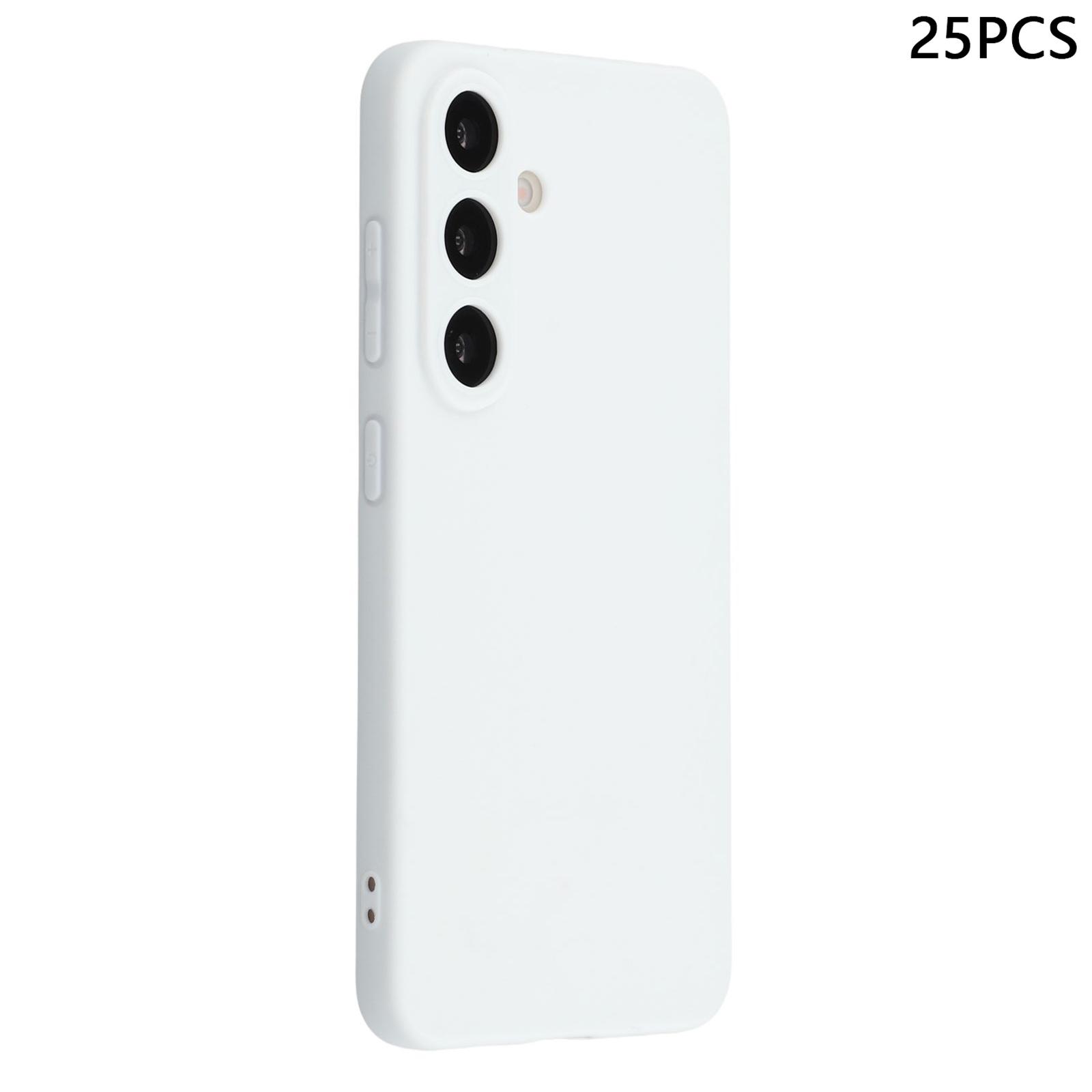 

Bulk Purchasing 25Pcs For Samsung Galaxy S25+ Case 1.2mm TPU Matte Phone Cover White