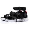 Li Ning Plateforme Semaine de la Mode de Paris Sandales de Plage Homme Noir Blanc AGBN079-2