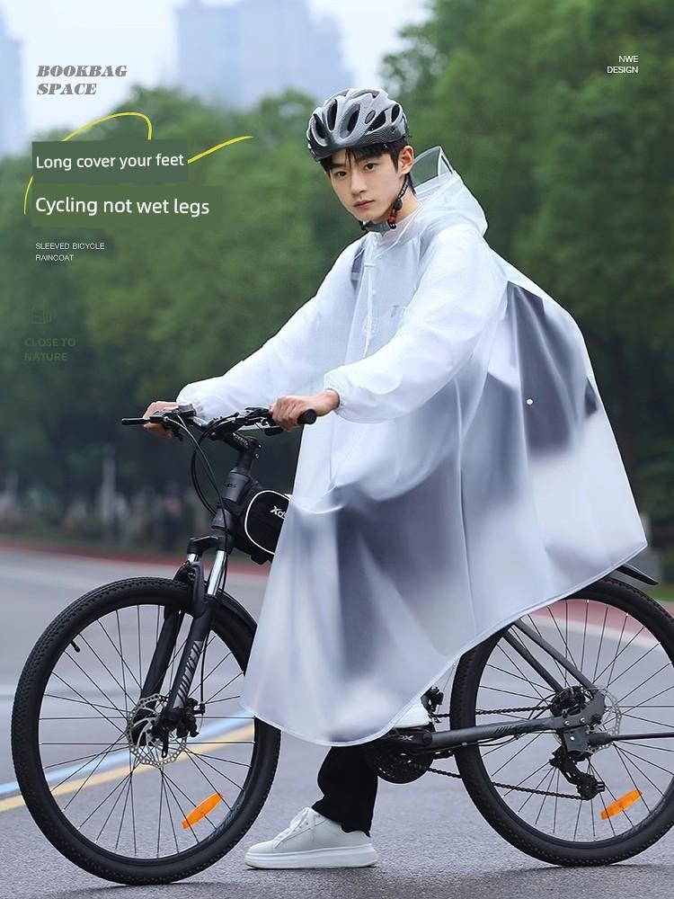 Raincoat Bicycle Mountain Bike Riding Junior High School Student Male Dedicated Single Body Rainstorm Prevention New Poncho Women