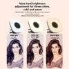 Rechargeable Clip-On Ring Light - 3-Level LED for Smartphone Tablet Photography Live Streams
