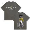 2026 Japanisches Spiel Ghost of Yotei Grafik Baumwolle Unisex Shirt Ukiyo-e Stil Rundhals Kurzarm Damenmode T-Shirt Sommer