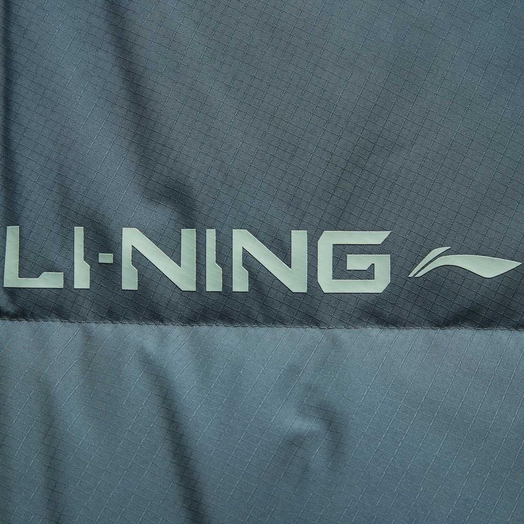Li-Ning Water-Resistant Hooded Logo Down Jacket Men Outerwear AYMV767-2