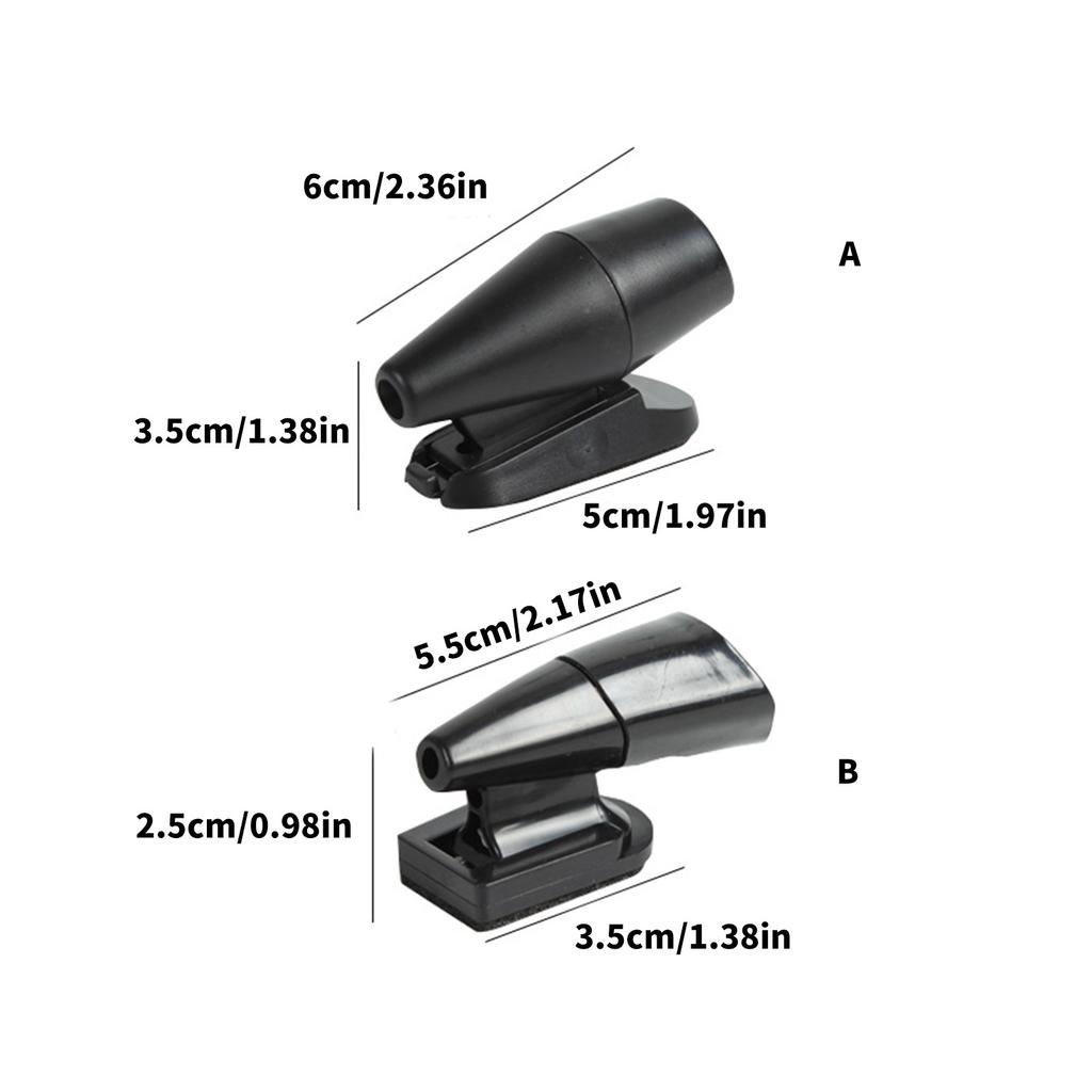 Deer Collision Prevention Whistles for Vehicles Ultrasonic Safety Alerts Car Deer Protection Whistles 2 Type for Drives