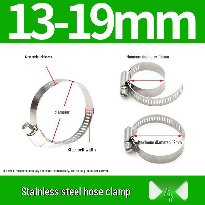 201 Edelstahl Schlauchschelle für Rohre