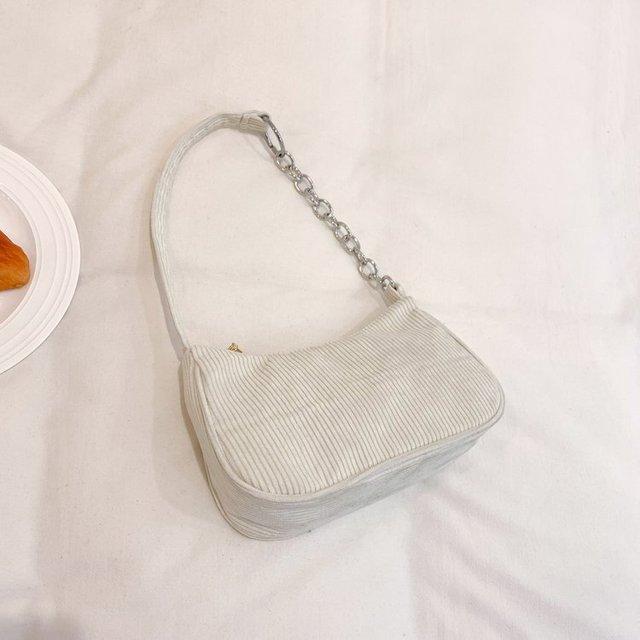 

Модные винтажные женские сумки, вельветовая сумка подмышками, повседневные женские сумки на плечо, однотонная женская сумка на молнии, клатч