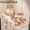 Fashion Wall Corner Shoes Shelf Adjustable Shoe Cabinet Multiple Layers Shoe Rack  Living Room
