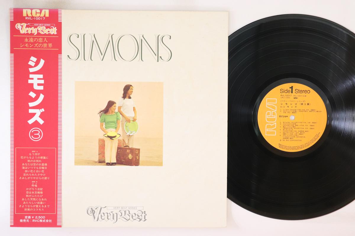 

LP Record SIMMONS - Simmons Dai 3 shu RVL10017 RCA 1978 Japan Obi Japanese Enka Used