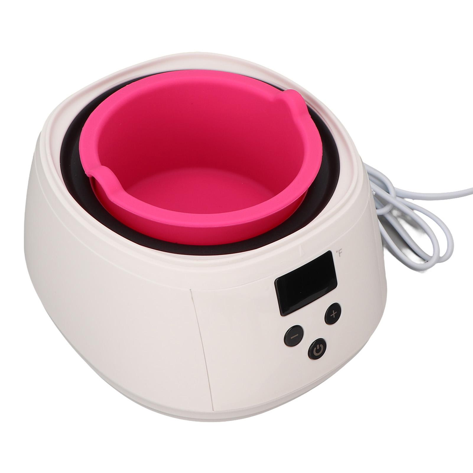 

Набор для нагрева воска, набор для удаления волос, белый воск, набор с 4 пакетиками, твердые восковые бобы для ног и лица 100‑240 В US Plug