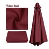 Parasol Replacement Cover 6 Ribs/8 Ribs Market Patio Umbrella Cloth Canopy Cover Waterproof Sunshade For Outdoor Garden