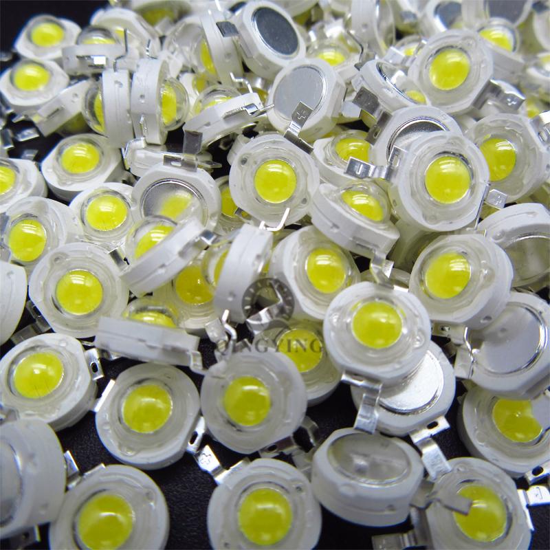 20-100pcs Best Quality Copper LED Epistar Chip 1W 3W High Power LED Diodes Red Green Blue Yellow Nature White Warm White Chip