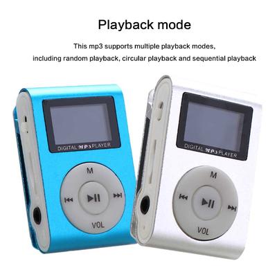LCD Screen Support 32GB TF Card Clip FM Radio Mini MP3 Player Sport Music Player MP3 Music Player