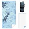 1Pc High Quality Microfiber Beach Towel For Swimming Pool, Camping, Picnic, Yoga Gym Sports Super Lightweight Oversized Soft San