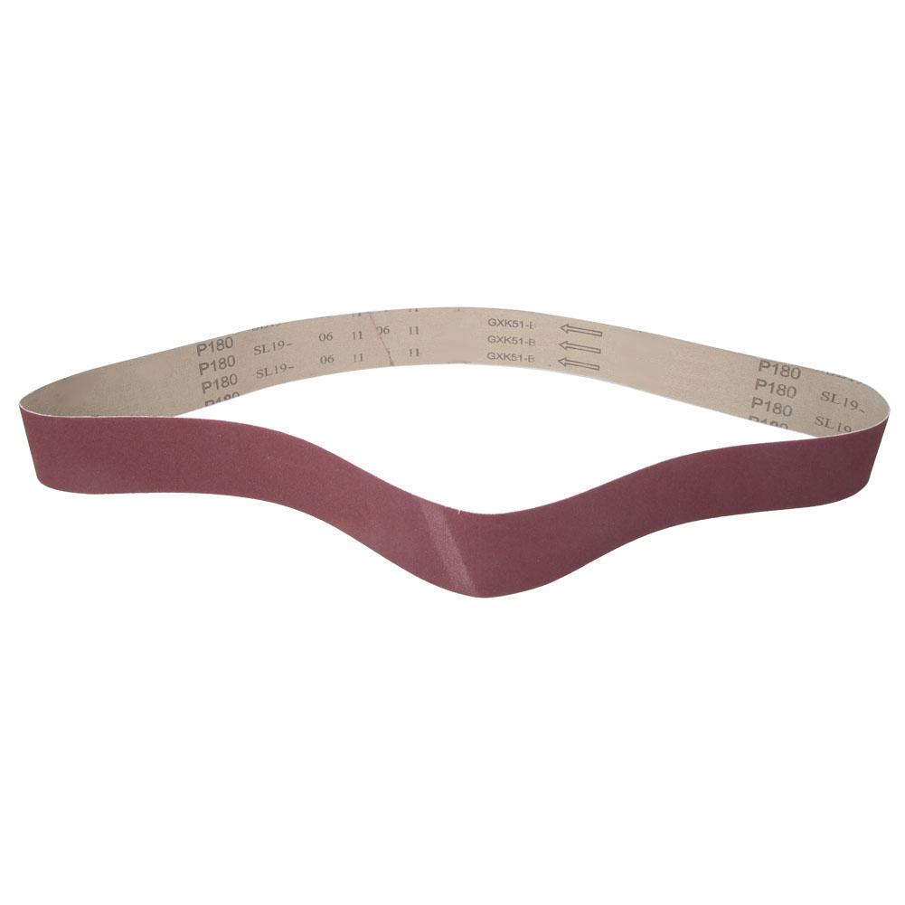 10 PCS Abrasive Sanding Belt Circular Grinding Belt 1220x50mm Aluminum Oxide GXK51 B(120#)