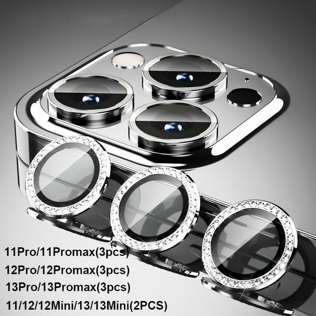 3-2PCS Camera Lens Protector for IPhone 16 15 13 11 12 14 Pro Max 9H Lens Glass for IPone 15 Pro Max 14 Plus 12 13 Mini Accessories