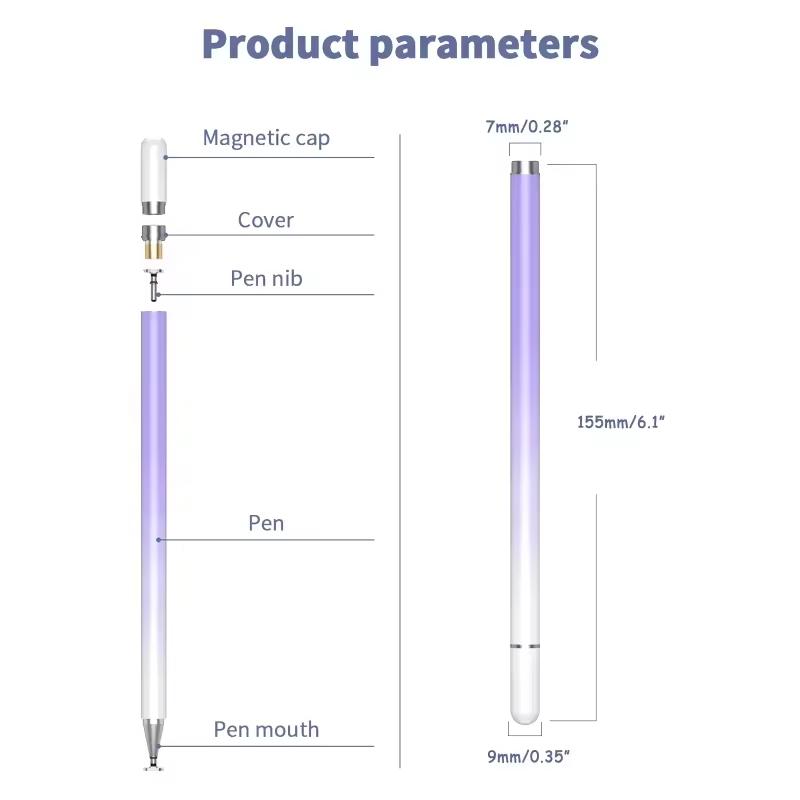 Active High Sensitive 4096 Palm Rejection Stylus Pen for Microsoft Hp Surface Pro Dell