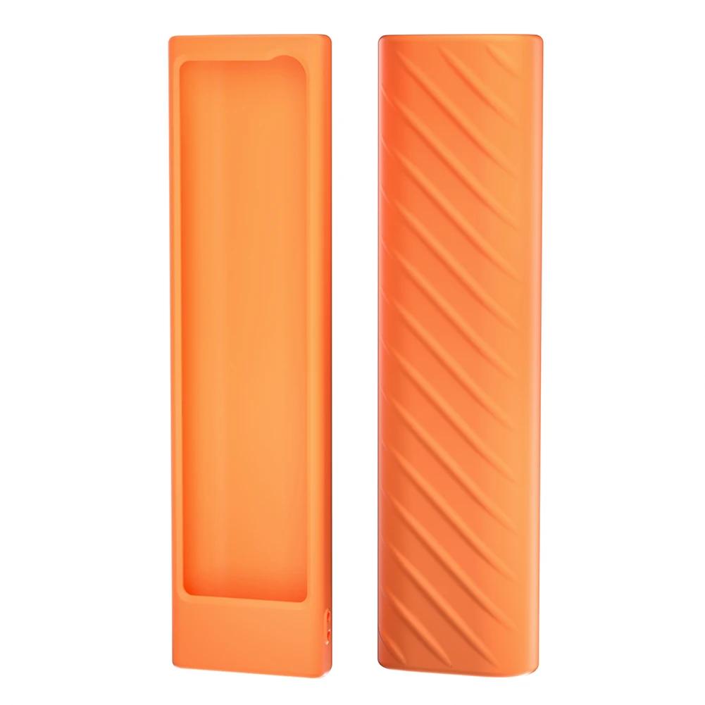 

Protective Sleeve Silicone Remote Control Covers Shockproof Anti-Slip with Lanyard Accessories for Hisense ERF3C80H ERF3A80H помаранчевий