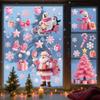 Christmas Window Door Stickers Decorations Santa Claus Snowman Reindeer Snowflake Christmas Tree Stickers Home Window Decoration