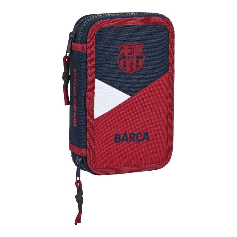FC. Barcelona-Plumier Double FC. Barcelona Corporate Garnet Blue 12.5 X 19.5 X 4 Cm (28 Pieces)