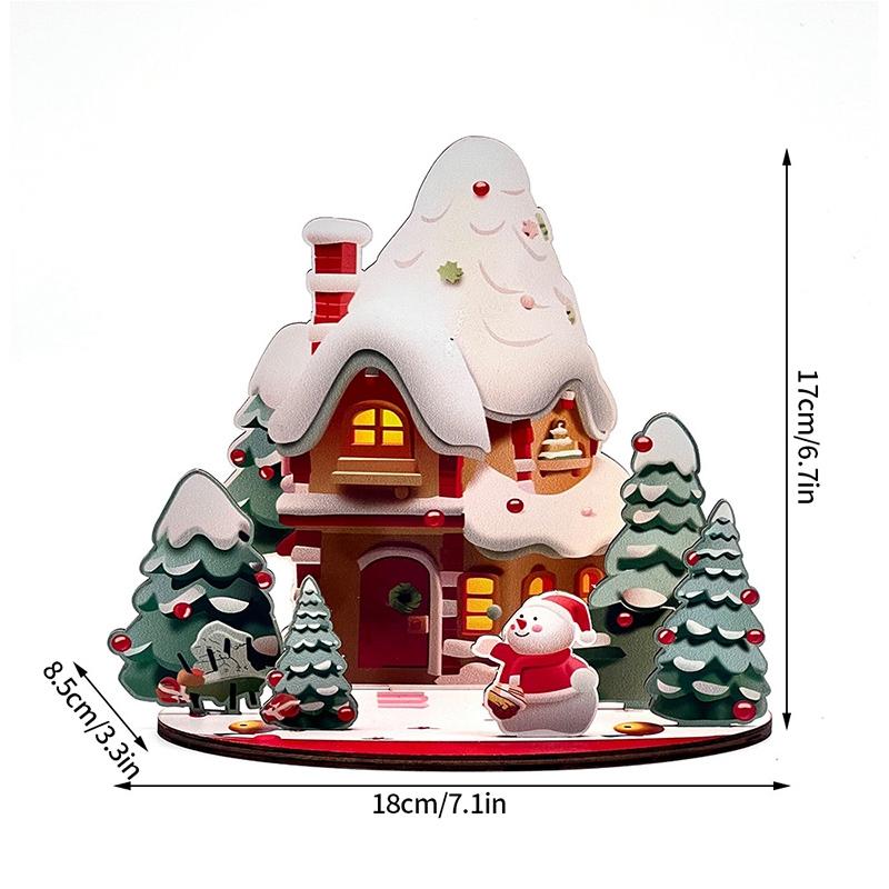 

Рождественские деревянные подарочные украшения своими руками 2025 Веселая рождественская атмосфера рабочего стола Decortion Подарки на рождественскую вечеринку для детей Фотореквизит