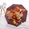 1pc Corgi String Lights Automatic Folding Umbrella - 8-Rib Durable Iron Frame, Compact Portable for Daily Travel Yy251205039