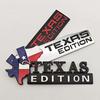 New 1pc 3D Metal Car Sticker Logo TEXAS EDITION Star Rear Trunk Badg Fender Side Emblem Decals For Chevy GMC SILVERADO SIERRA
