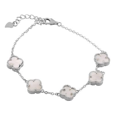 Silver Bracelet with Natural Mother-of-pearl (2086390)