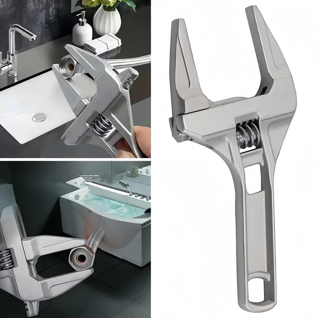 Adjustable Wide Faucet Bathroom Large Water Pipe Adjustment Thin Pipe Faucet Repair Work Adjustment Handy Tap Pipe Vertical Top Wide Screw Handy Tool