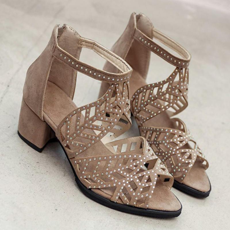 Модные босоножки Fish Mouth европейского и американского дизайна 2024 года — фото 7