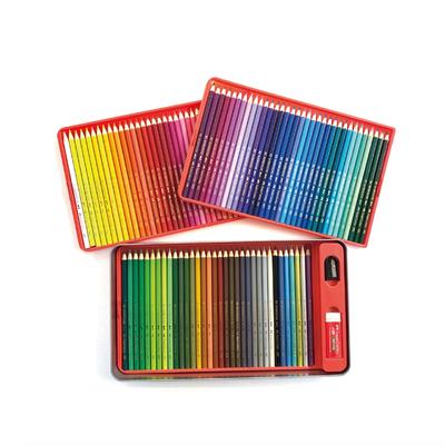 Watercolor Flat Set Faber-Castell Pencils, Tin, 100-Color TFC-WCP/100C