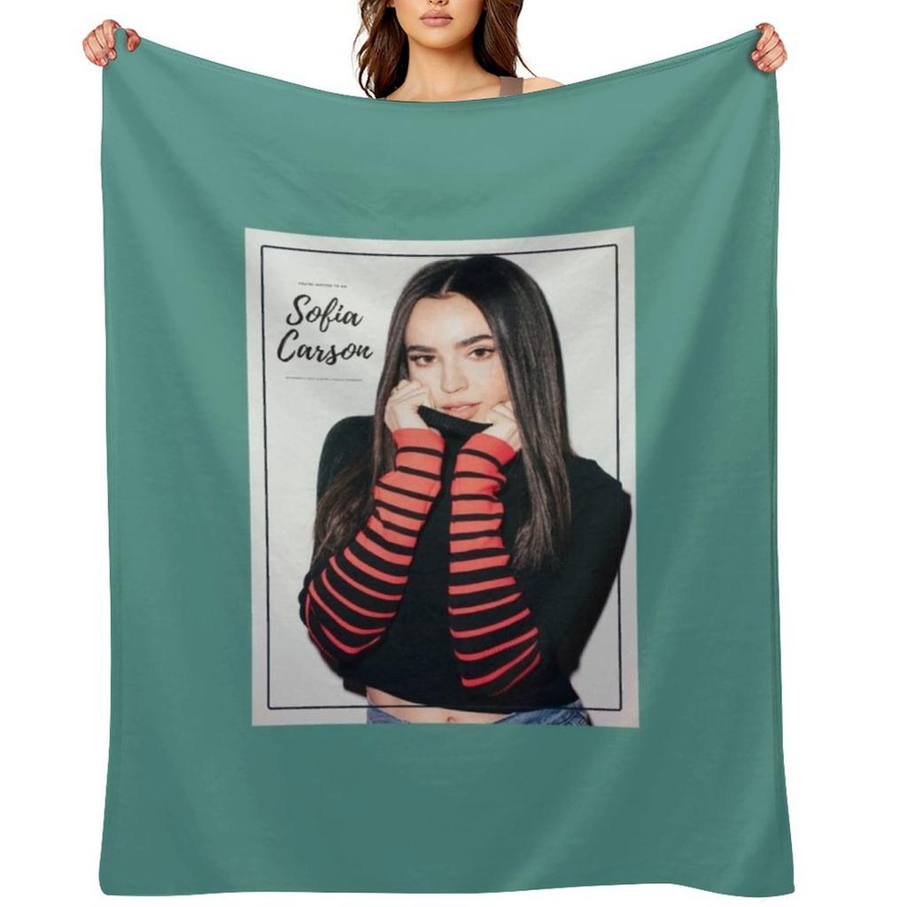 Sofia Carson Throw Blanket wednesday Bed Decorative Sofa Bed Fashionable Blankets