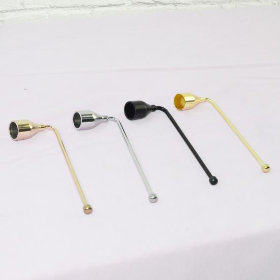 Kerzenlöscher aus Metall mit langem Griff Edelstahl Teelicht Kerzendocht Flammenlöscher Kerzenlöscher Werkzeuge Kerzenzubehör