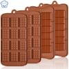 Chocolate Molds Bakeware Cake Molds High Quality Square Eco-friendly Silicone Mold Diy 1pc Food Grade 24 Cavity Molds Silicone