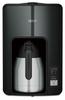 Thermos Vacuum Insulated Coffee Maker, 1.0L, Black (Timer Reservation Available the Day Before) ECH-1001 BK