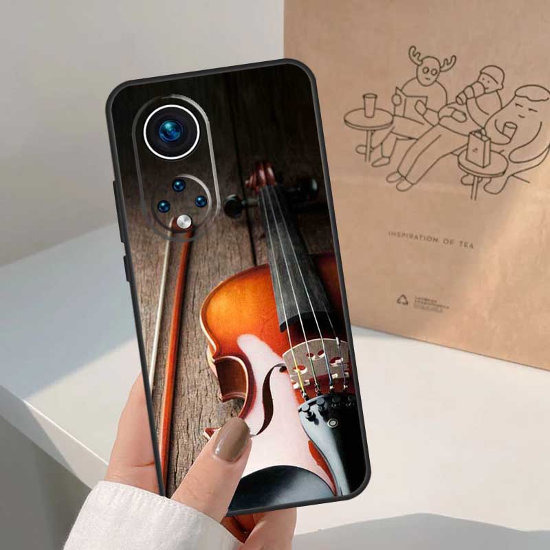 Elegant Violins Bow Sheet Music For Honor Magic 7 Lite 5 6 8 Pro Case For Honor 400 200 90 70 50 X8c X8b X9a X9b X9c X9d Win