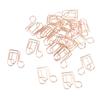 20 Paper Clips Cute Musical Note Shaped  Rustproof Paper Clips for Paperwork Ideal for Home S