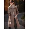 XWI Women's French Lapel Double-Sided Wool Coat