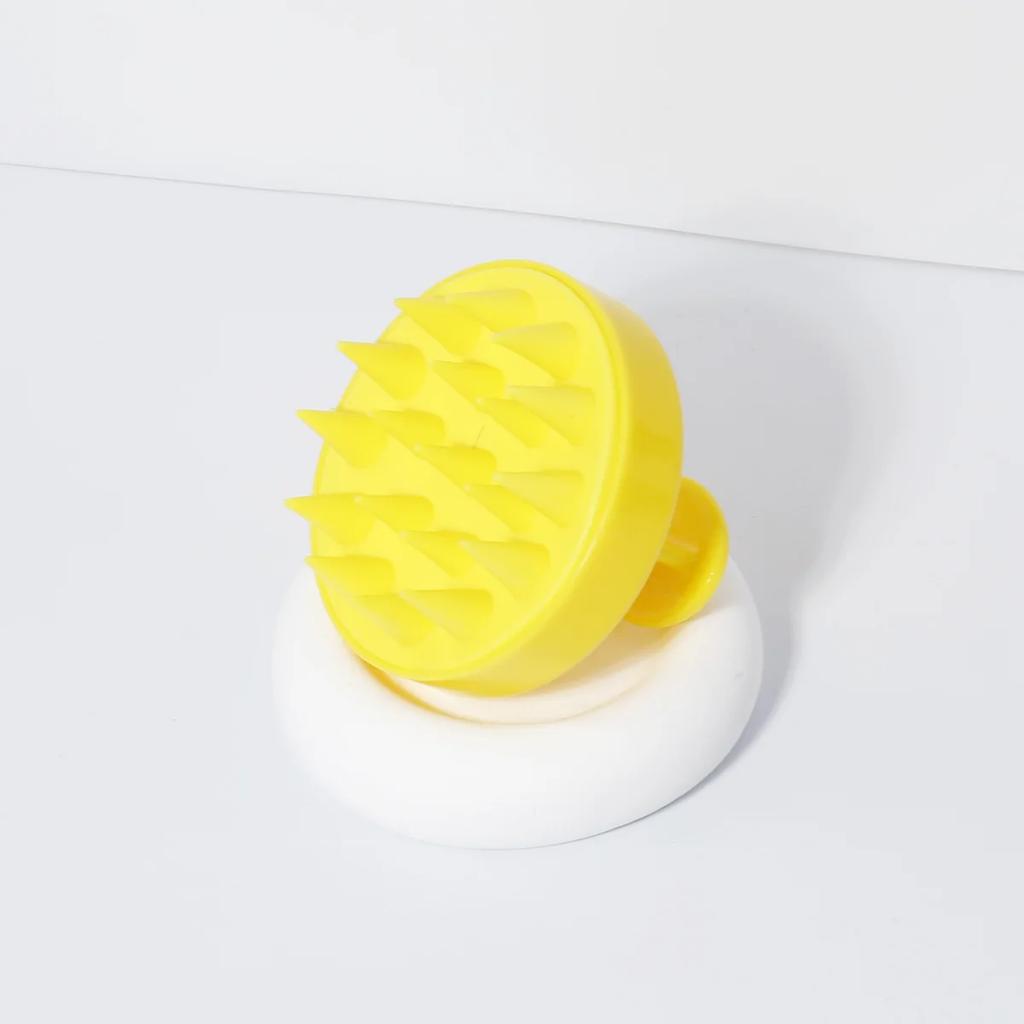 1 pcs silicone soft shampoo brush scalp massage comb thoroughly clean scalp body massage brush hair salon hair brush