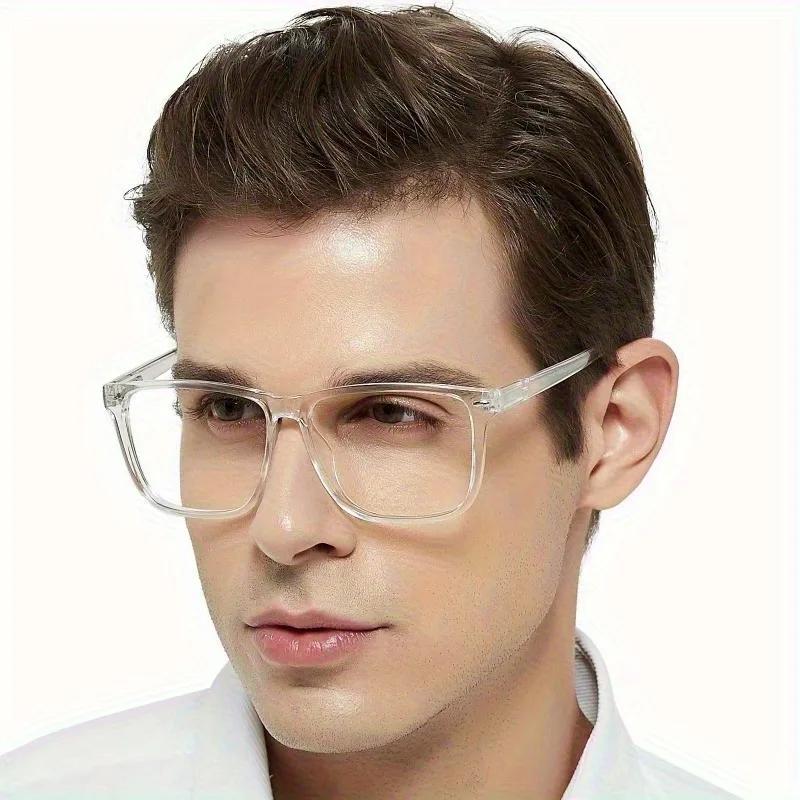5 Pairs Retro Square Frame Anti Blue Light Glasses for Men Women Unisex