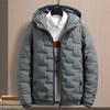 Cozy Trendy Thicken Elastic Cuff Jacket Winter Men Jacket Long Sleeve Streetwear