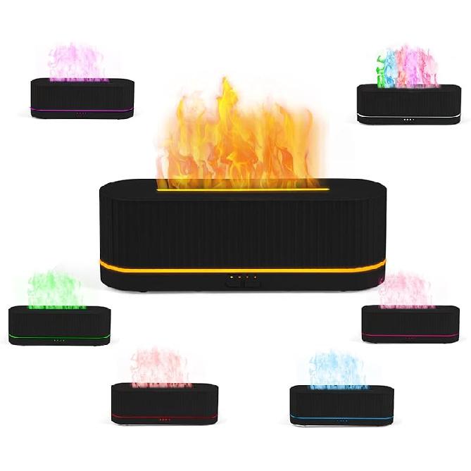 400ML Large Fire Essential Oil Diffuser Humidifier with Bluetooth, Flame Diffuser for Essential Oils Aroma Diffusers for Essential Oils Large Room,