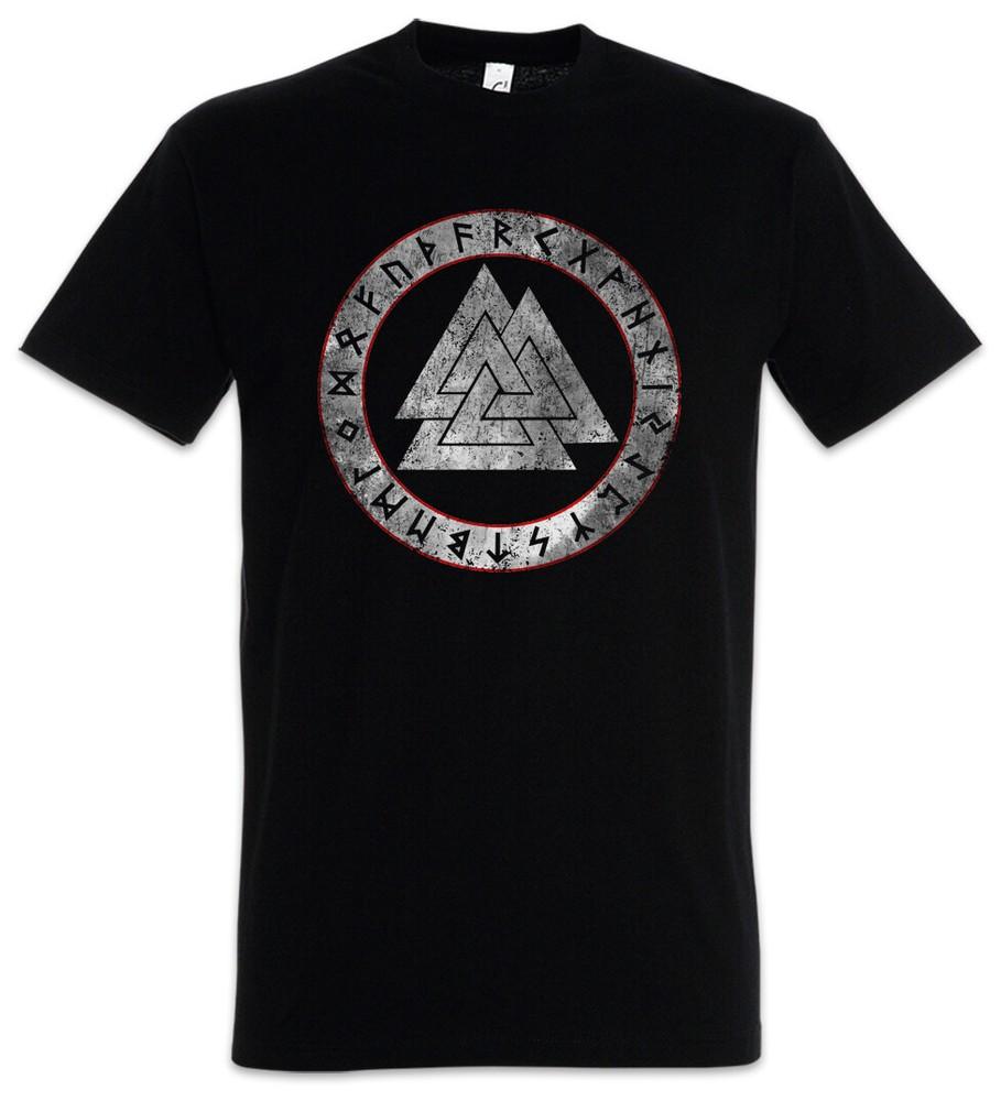 

VALKNUT RUNES T-SHIRT Wotansknoten Paganism Newpaganism Heidentum Odin Thor Rune S