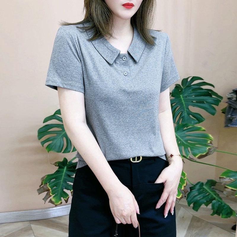 

Новая женская летняя футболка с коротким рукавом свободного кроя для косплея 2024 XL (Recommended 100-110 lbs) серый