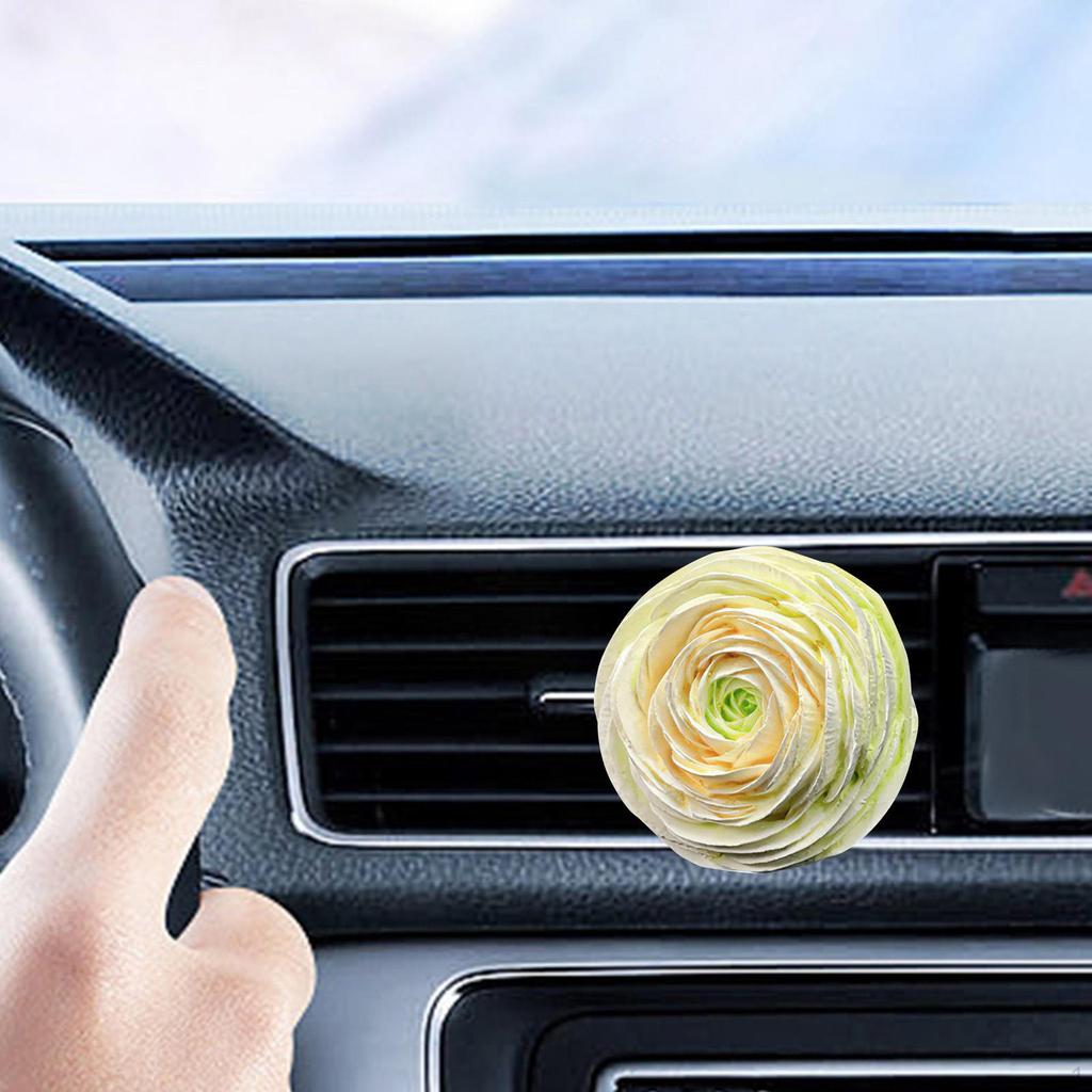 Artificial Flower Vent Clip Mini Car Cute Charm Auto Interior Accessories Air