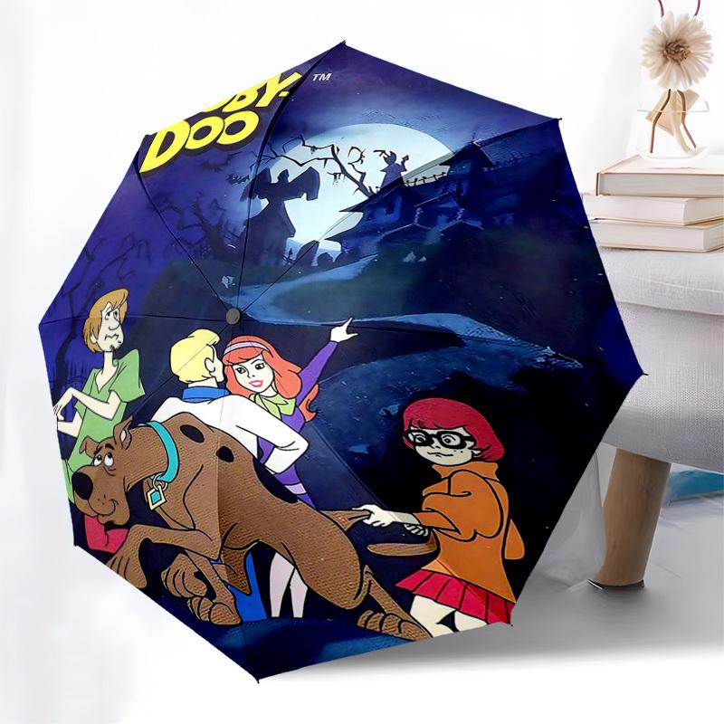 

1pc Rerrumi Auto Open Close Umbrella, Foldable Design, 8-Bone Iron Frame, Outdoor, Festival Gift for Fans, Travelers, Daily Use.V025