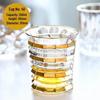 HA Light Luxury Gold-Rimmed Crystal Spirit Glass