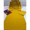 Heavy Cotton Pakistani Kurti Pant Dupatta Set Designer Bollywood Ethni Kurta Set
