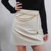 Tassel Clothes Decoration Round Pendant Aluminum Chain Waist Chain Women Body Chain Metal Belts