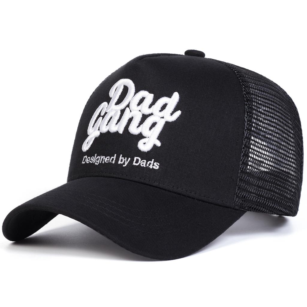 Baseball Hat Unisex Dad Gang Embroidery Adjustable Mesh Breathable Caps for Men Women Travel